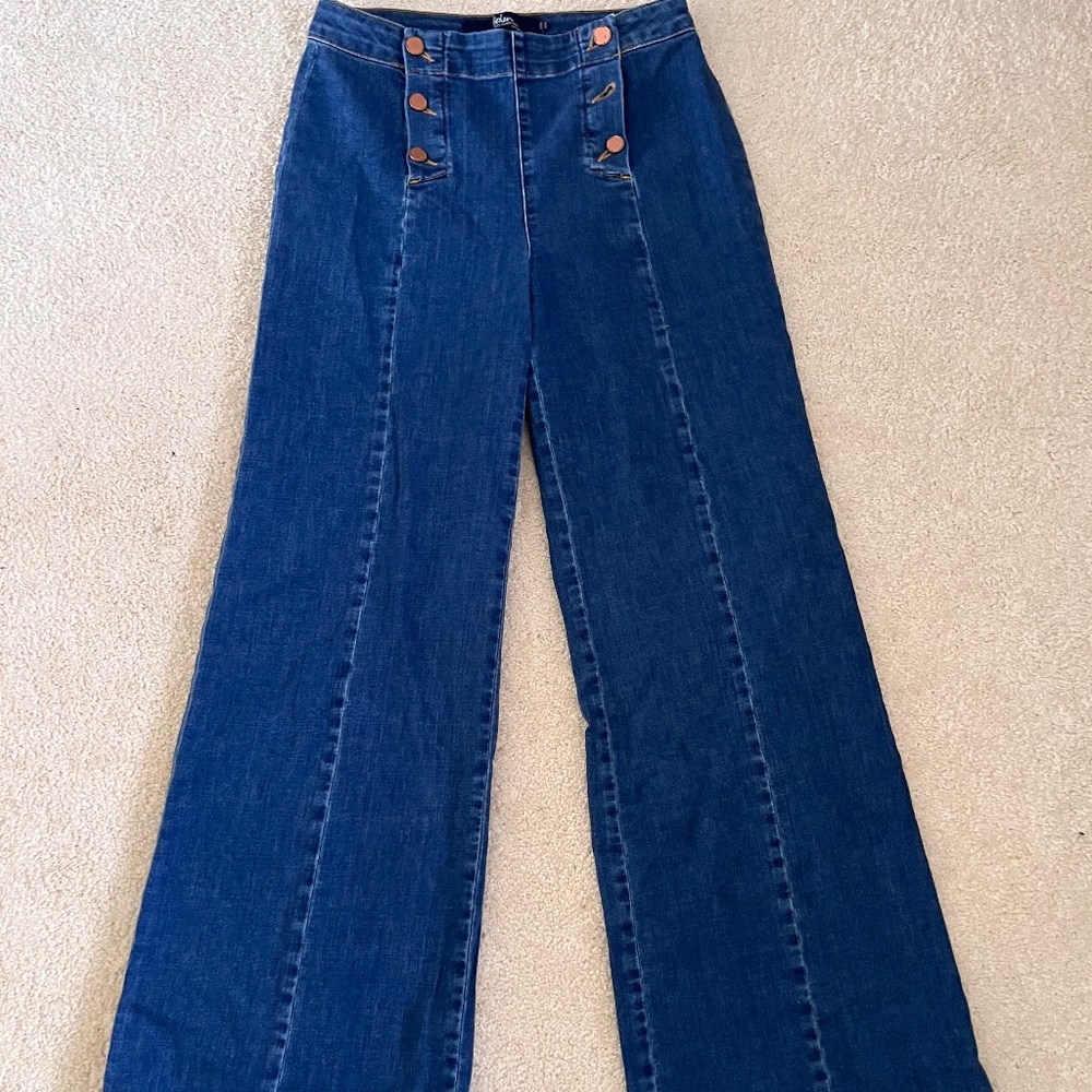 BODEN DENIM SAILOR PANTS SIZE 6R